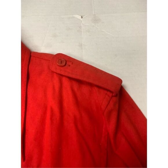 Vintage Silk Trench Style Blouse - Picture 5 of 8